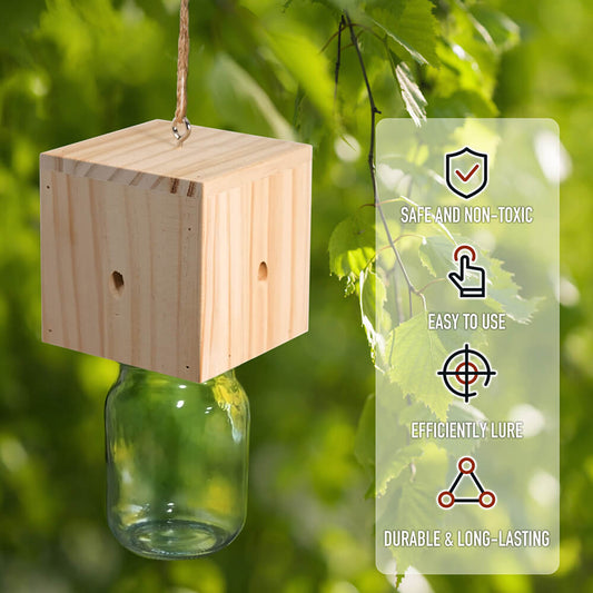 Nature Cube Style Carpenter Bee Traps