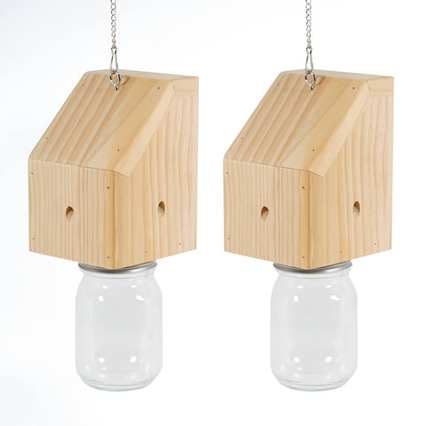 Nature Pentroof Style Carpenter Bee Traps