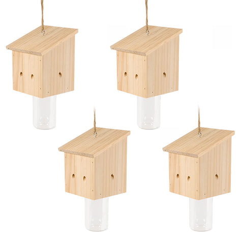 Nature Pentroof Style Carpenter Bee Traps