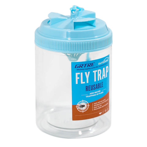 Blue Large Reusable Fly Traps Outdoor