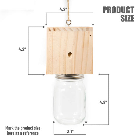 Nature Cube Style Carpenter Bee Traps