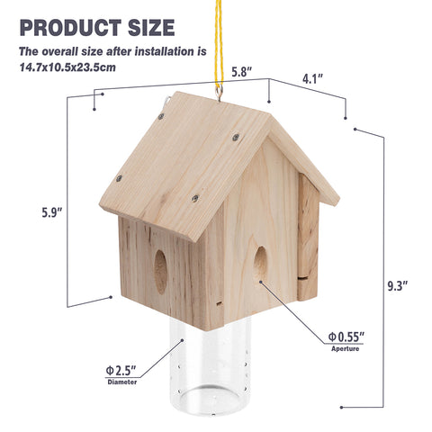 Classic Cabin Carpenter Bee Traps