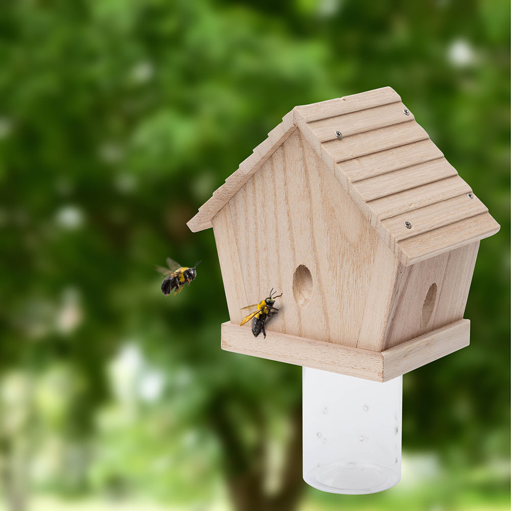 Classic Wooden Carpenter Bee Traps