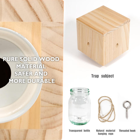 Nature Cube Style Carpenter Bee Traps