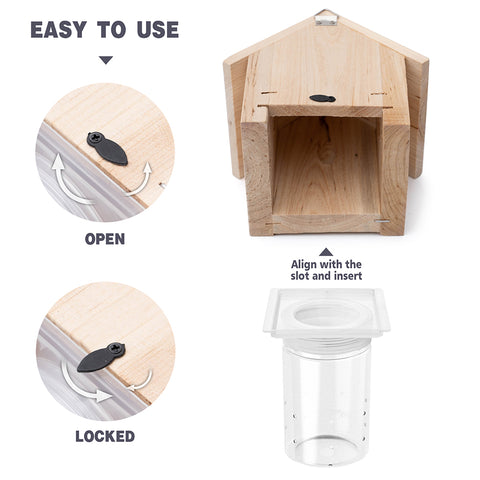 Classic Cabin Carpenter Bee Traps