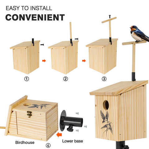 Fly Elimination Swallow Bird House