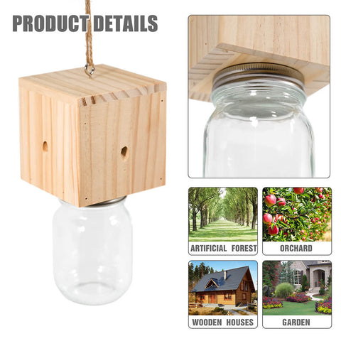 Nature Cube Style Carpenter Bee Traps