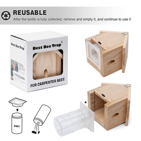 Classic Cabin Carpenter Bee Traps