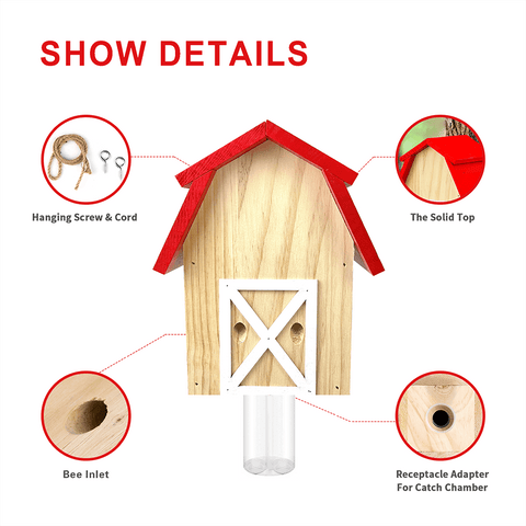 Nature Barn Style Carpenter Bee Traps